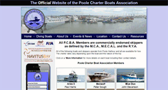 Desktop Screenshot of poolecharterboats.org